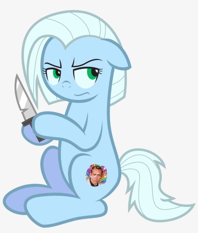 Clamstacker, Knife, Nicolas Cage, Oc, Oc Only, Oc - Tracy Cage Cutie Mark, transparent png