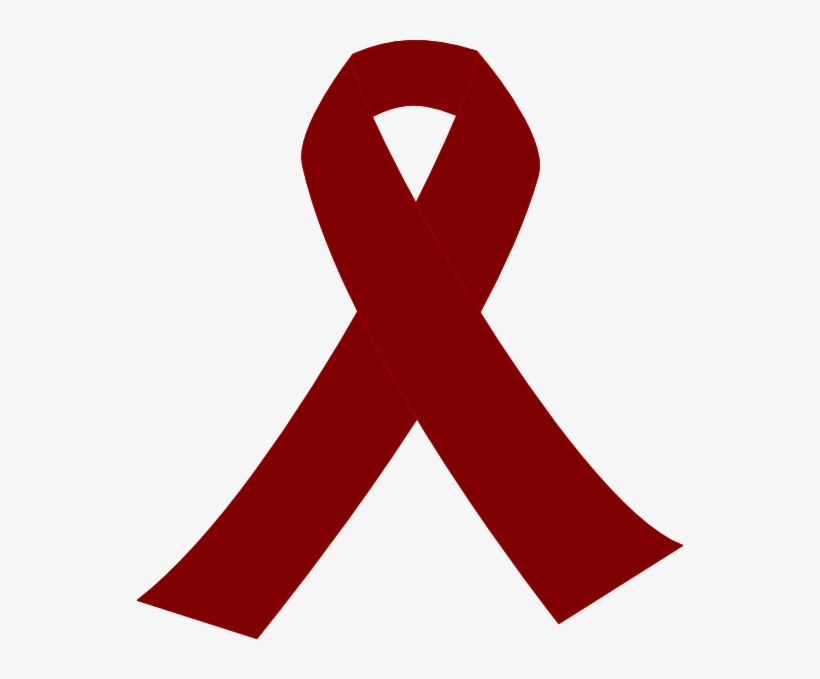 Red Cancer Ribbon Png, transparent png