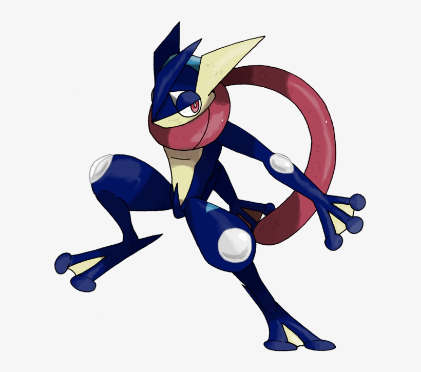 Greninja Ssb3m - Greninja Full Body, transparent png