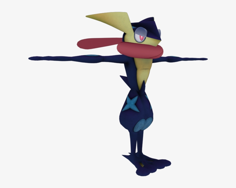 Download Zip Archive - Greninja Smash Bros Model, transparent png