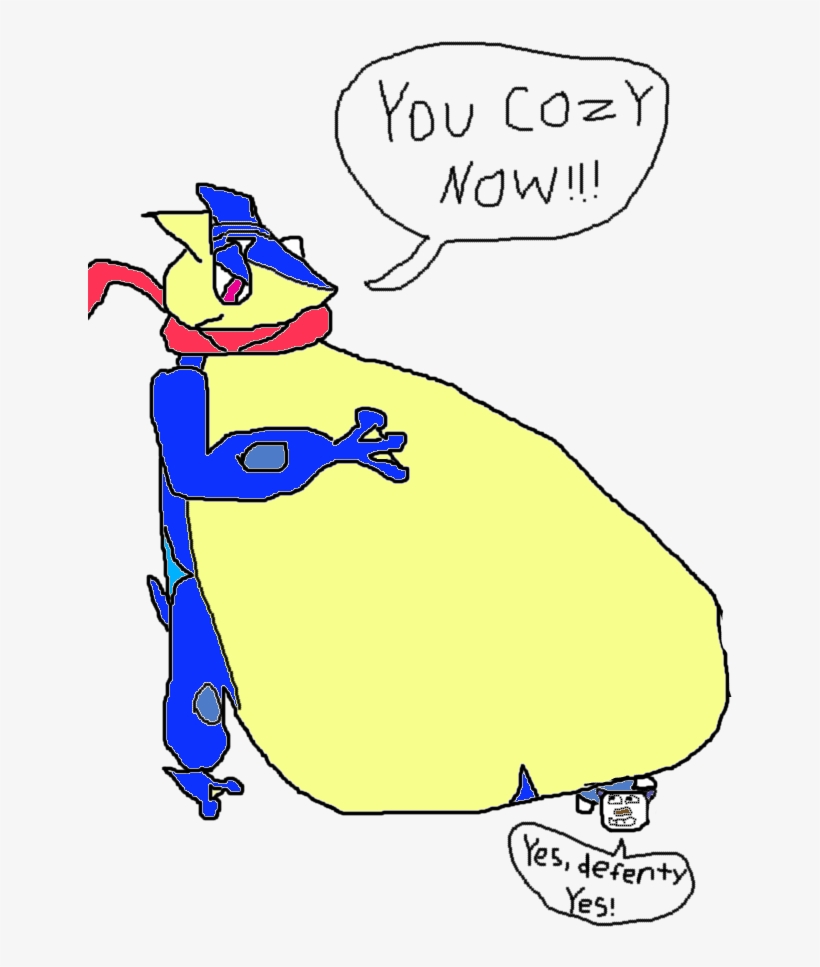 Greninja Fat Blanket - Fat Greninja, transparent png