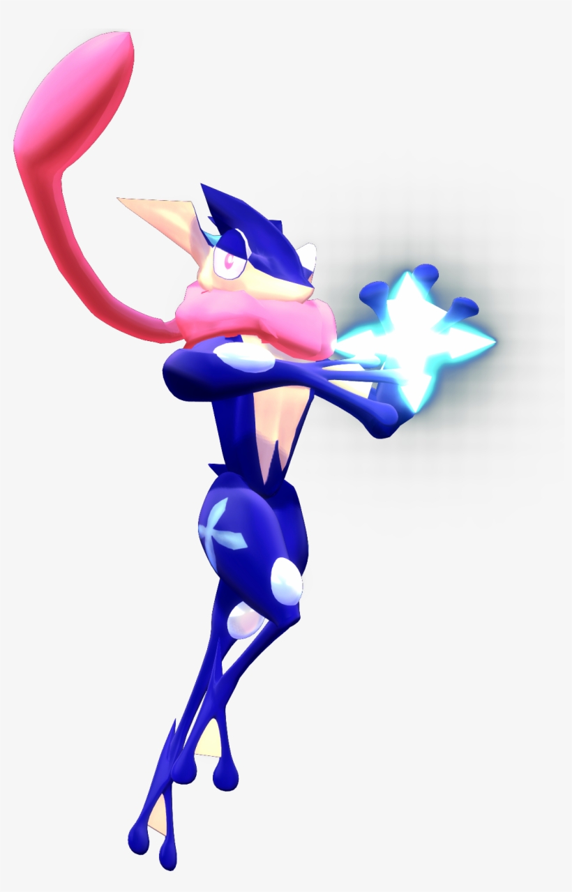 Greninja Water Shuriken Png, transparent png
