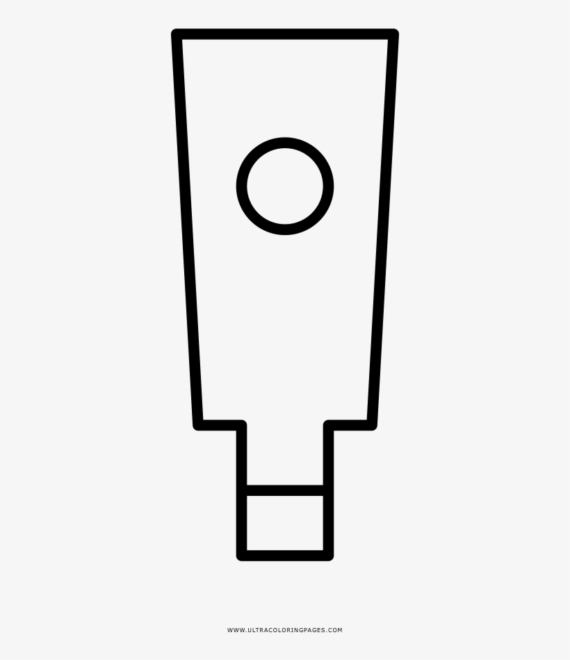 Vial Coloring Page - Line Art, transparent png
