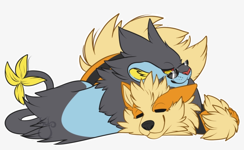 Arcanine Transparent Luxray - Pokemon Arcanine And Luxray, transparent png