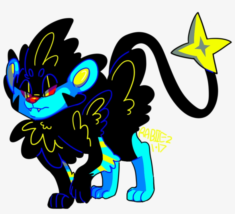 Luxury Luxray' - Cartoon, transparent png