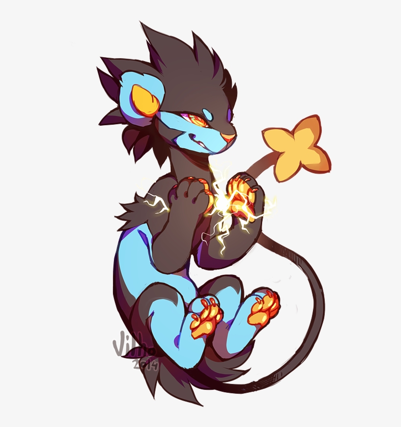 • Pokemon My Art Fanart Luxray I Should Seriously Draw - Luxray Fanart, transparent png