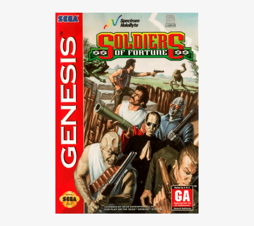 Soldiers Of Fortune Sega Genesis, transparent png