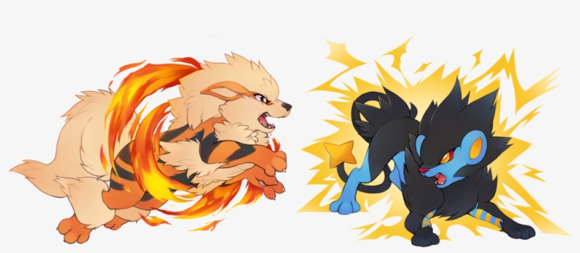 Some People Apparently See Luxray As Arcanine's Feline - Pokemon Luxray Vs Arcanine, transparent png