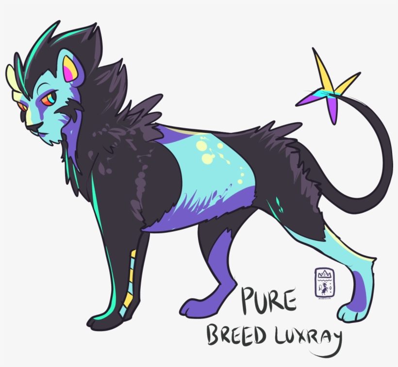 • Pokemon Luxray Splicer Miaouler Pokemon Subspecies - Luxray Variations, transparent png