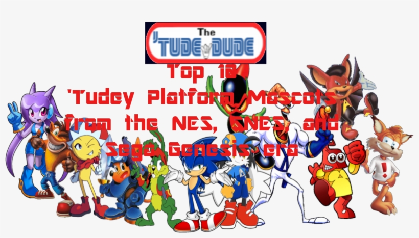 Top 10 'tudey Platform Mascots From The Nes, Snes, - Konami Rocket Knight Adventures, transparent png