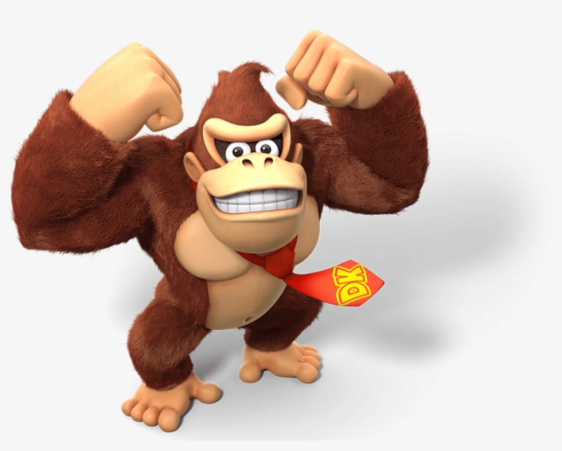 Donkey-muscles - Donkey Kong, transparent png