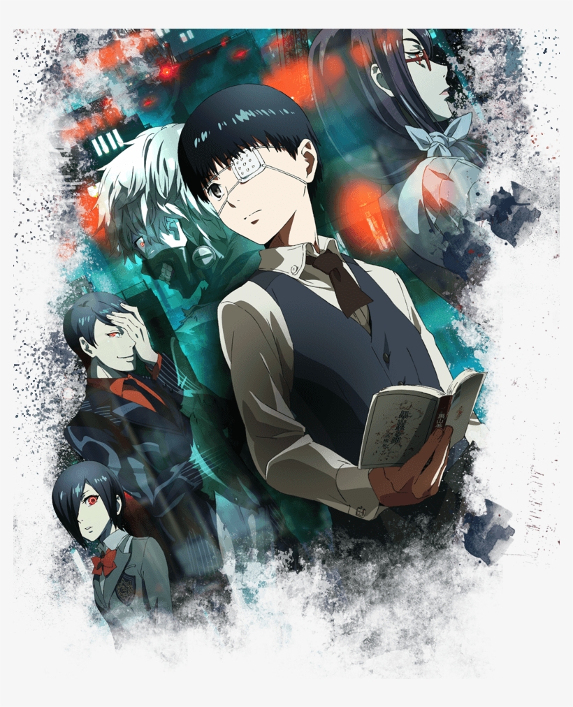 Ghoul Anime Automotive Design - Tokyo Ghoul (3 Dvd), transparent png