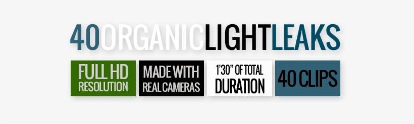 40 Organic Light Leaks After Effects Template - Parallel, transparent png