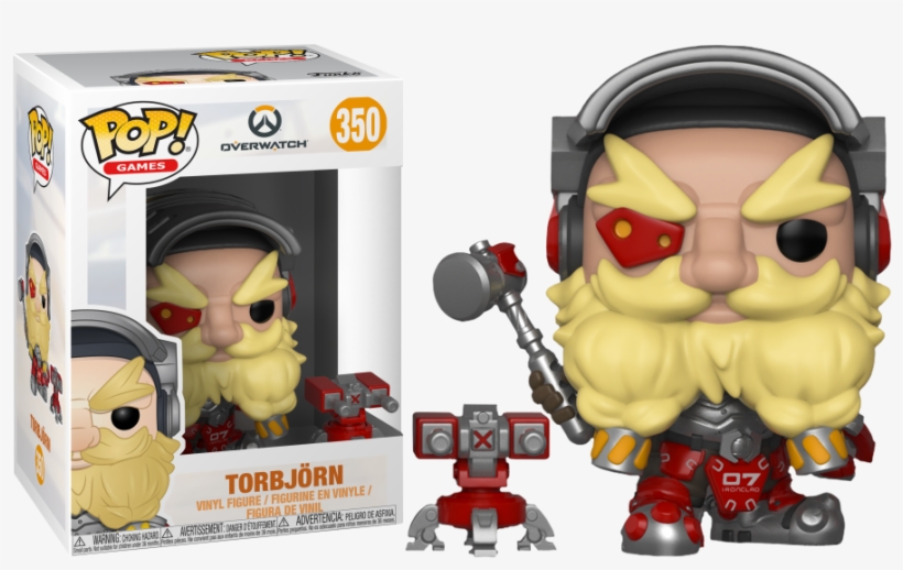 Overwatch Torbjörn Funko Pop Vinyl Figure - Funko Overwatch Pop Vinyl Tracer, transparent png