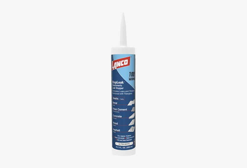 Lanco® Stop Leak™ Is A 100% Elastomeric Styrene / Acrylic - Millilitre, transparent png