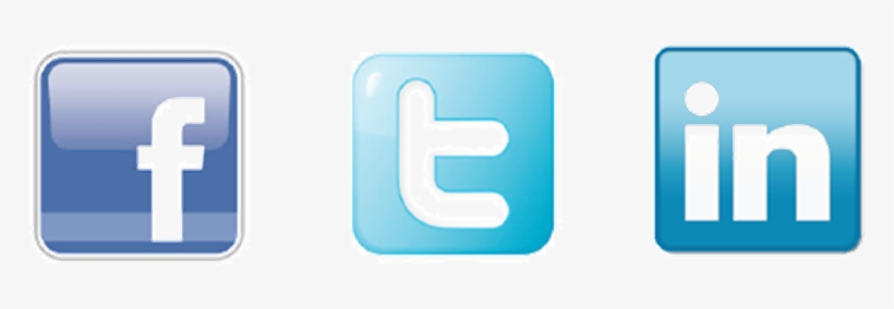 Facebook Twitter Linkedin Icons - Facebook Twitter Linkedin Icons Png, transparent png