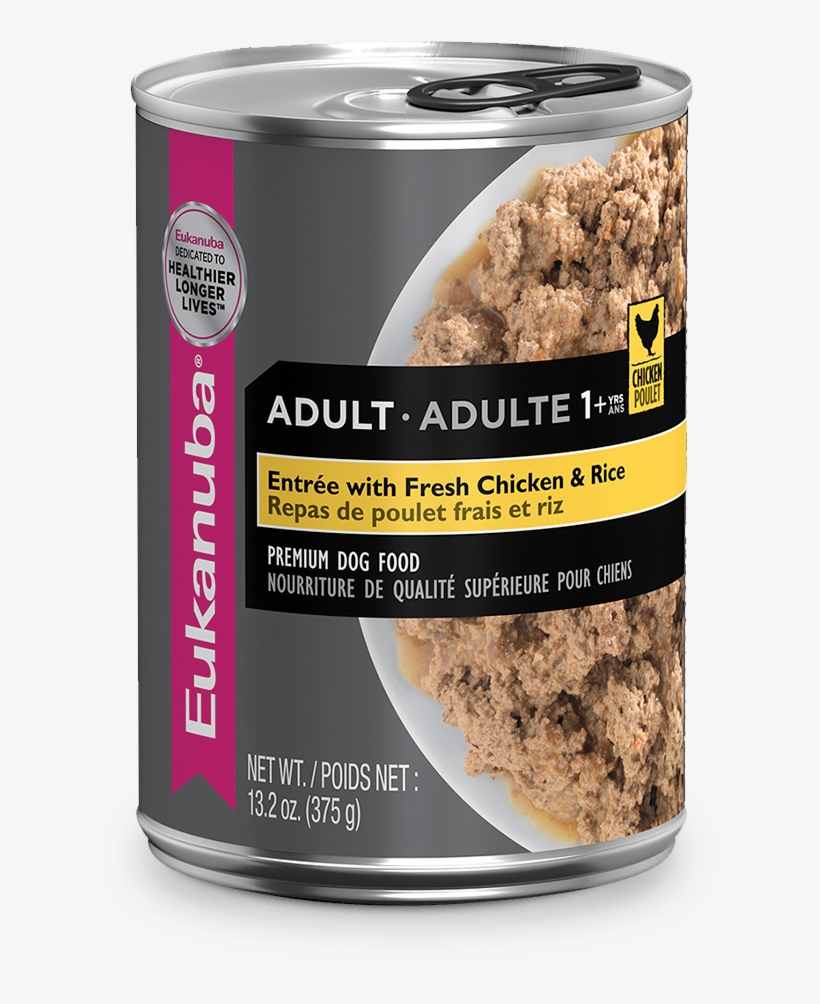 Eukanuba Entrée Fresh Chicken And Rice Canned Dog Food - Fresh Chicken And Rice Wet Food For Adult Dogs, transparent png