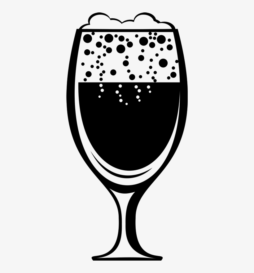 Beer Goblet Rubber Stamp - Beer, transparent png