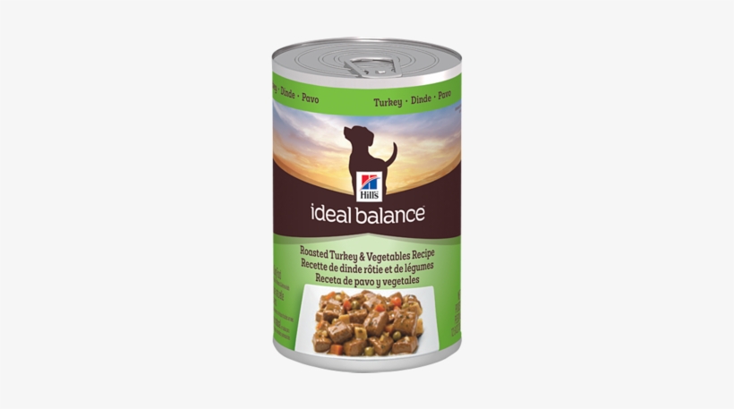 Hill's Ideal Balance Regular Canned Roasted Turkey - Hills Ideal Balance Turkey/vegetable Canned Dog Food, transparent png