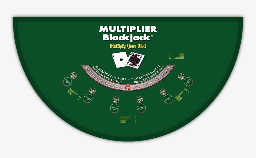 Multiplier Blackjack Sample Layout - Oklahoma, transparent png