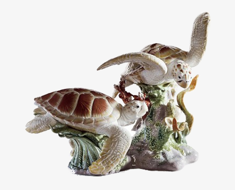 Lladró Porcelain Sea Turtles - Lladro Sea Turtle, transparent png