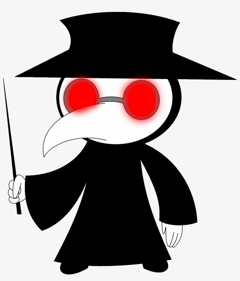 Png Black And White Library Collection Of High Quality - Doctor Plague Mask Clipart, transparent png