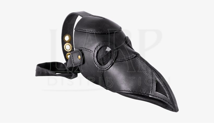 Leather Plague Doctor Mask - Larp Plague Doctor Mask, transparent png