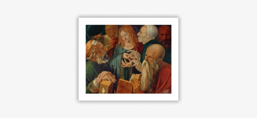Jesus Among The Doctors - Albrecht Durer Jesus, transparent png