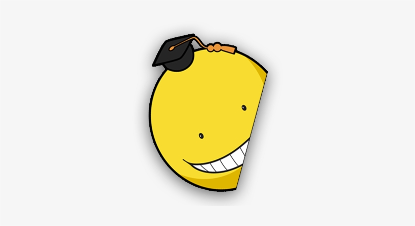 Peeking Koro Sensei - Smiley, transparent png
