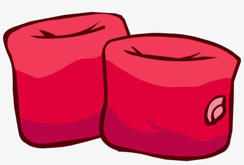 Red Water Wings Icon - Water Wings Png, transparent png