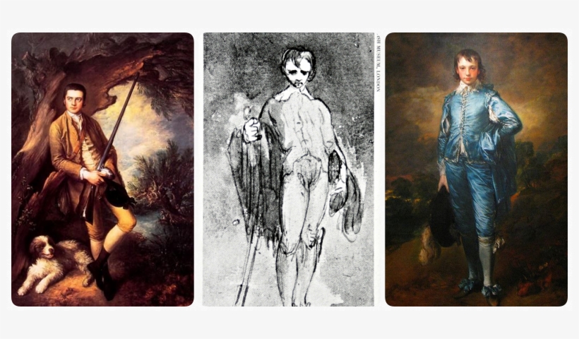Gainsborough's Evolution Of Style - William Poyntz Of Midgham And His Dog Amber, transparent png