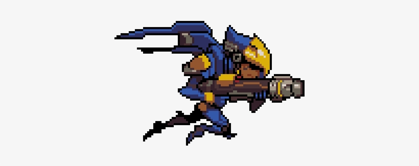 Overwatch Pharah Pixel Spray, transparent png