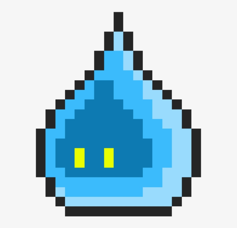 Gota D' Água Png Pixel Freetoedit - Pixel Art Logo De Google, transparent png