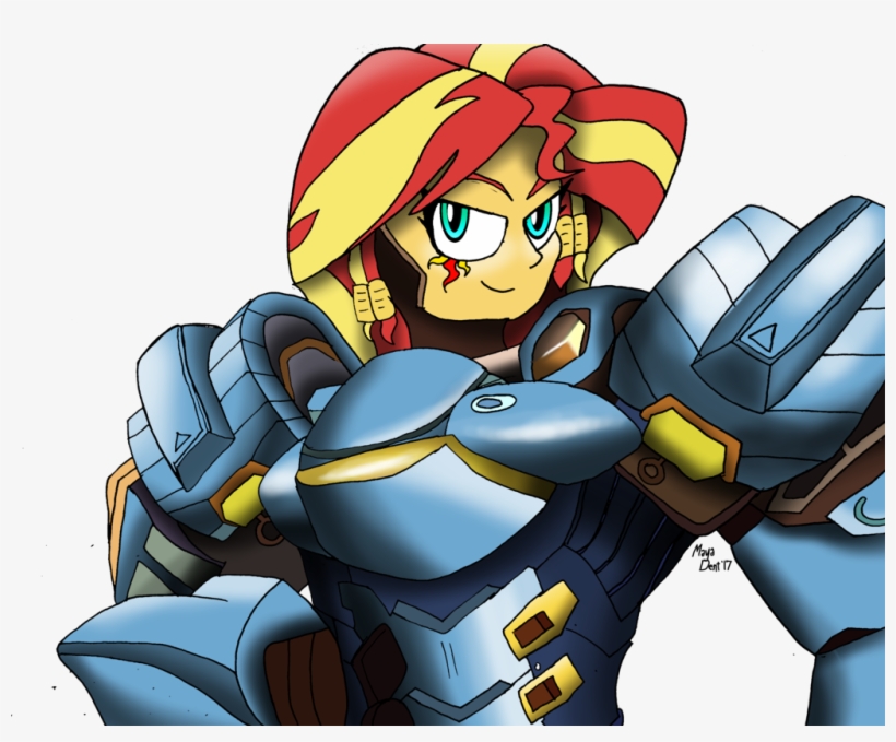 Missmayaleanne, Crossover, Equestria Girls, Overwatch, - Sunset Shimmer, transparent png
