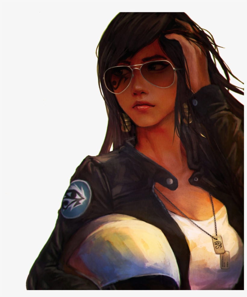 However, The Bit Of Pharah By The Backdrop Would Glitch - Casual Pharah, transparent png
