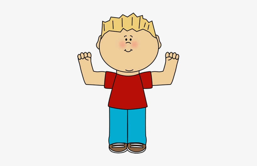 Boy Flexing - Boy Flexing Clipart, transparent png