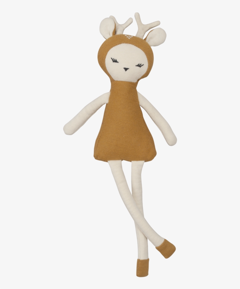 Dream Friend - Fawn - Fabelab Dream Friend Fawn Organic Rattle Toy, transparent png