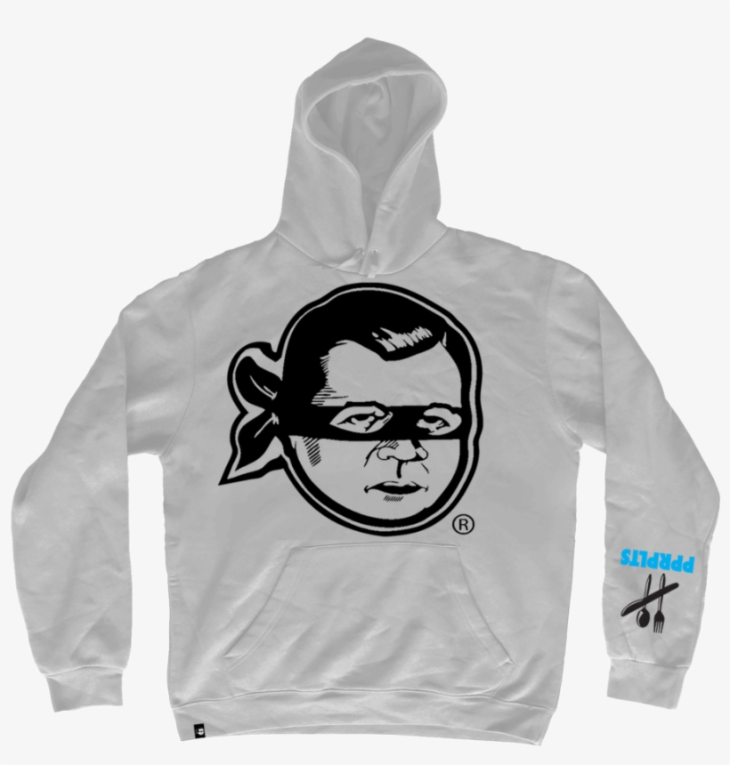Image Of Plate Hoodie - Iron, transparent png