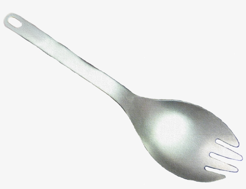 Textured Spork - Spork Png, transparent png
