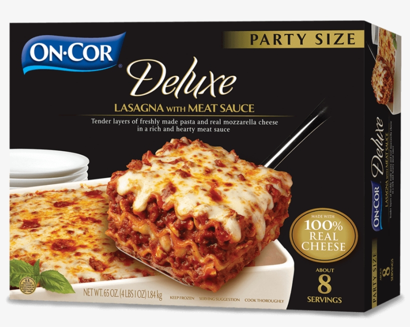 Deluxe Lasagna With Meat Sauce - Cor Macaroni & Cheese, Deluxe, Party Size - 76, transparent png