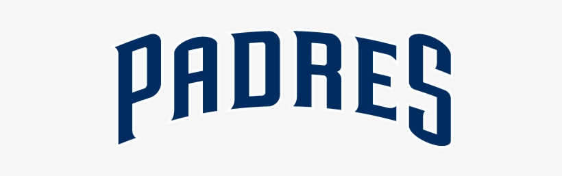 Script - San Diego Padres Wincraft 3" X 10" Logo & Name, transparent png
