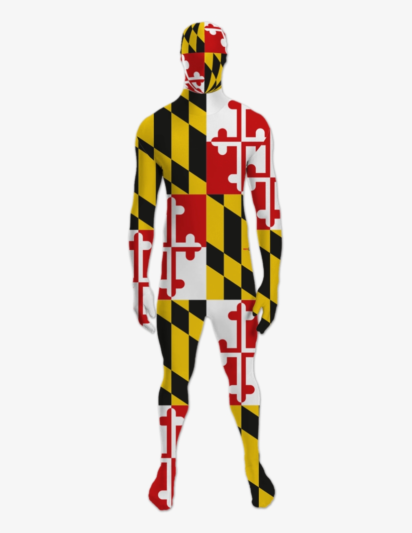 Maryland Flag / Body Suit - Maryland Flag Bodysuit, transparent png