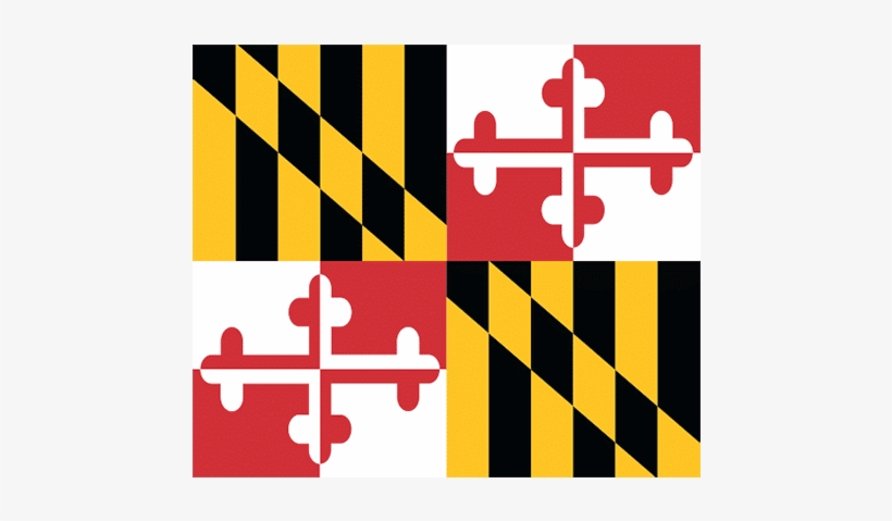 Md Flag Blanket - State Md Maryland Flag, transparent png