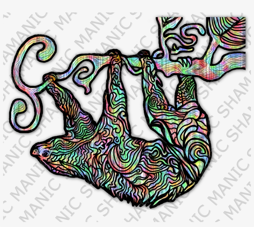 Clipart Free Library Drawing Time Psychedelic - T-shirt, transparent png