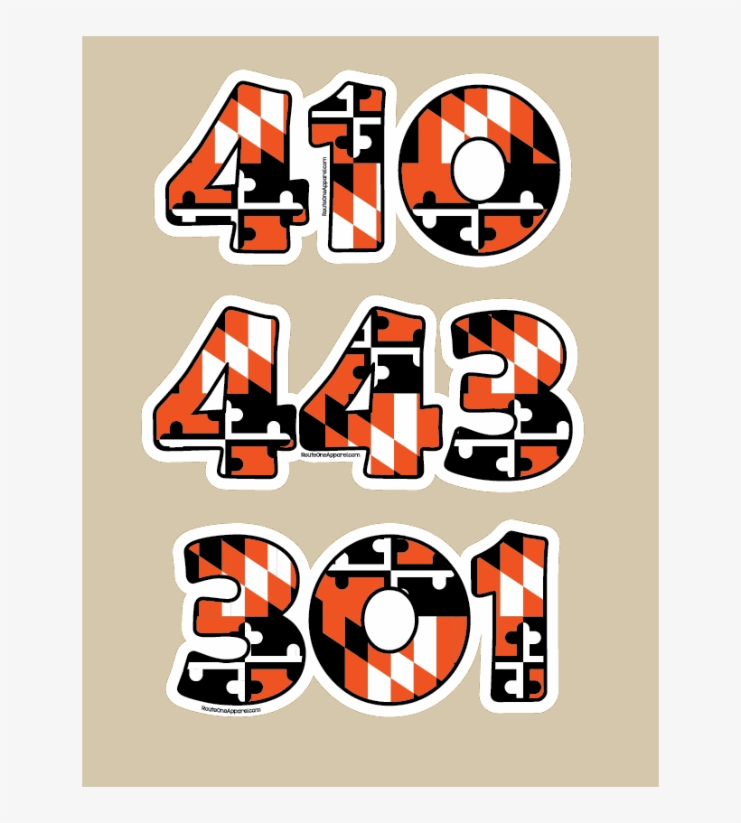 "410" Baltimore Baseball Black & Orange Maryland Flag - Baseball, transparent png
