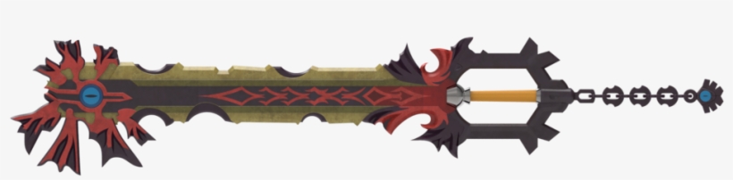 Load In 3d Viewer Uploaded By Anonymous - Chaos Ripper Keyblade, transparent png