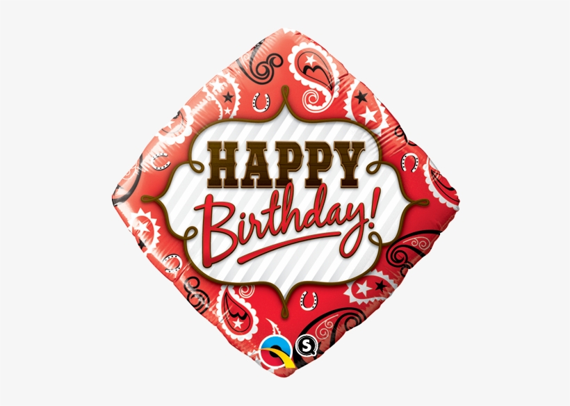 Happy Birthday On Red Balloon, transparent png