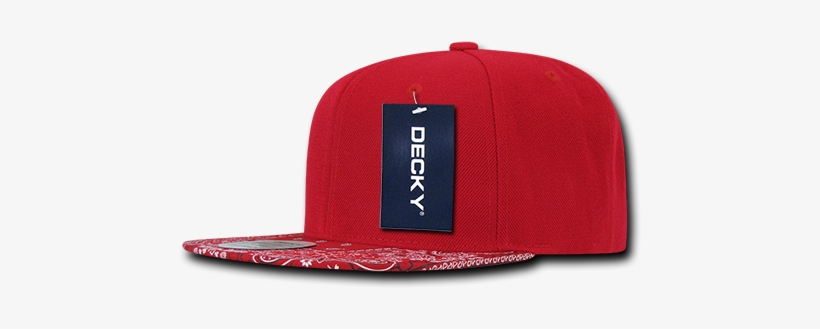 This Button Opens A Dialog That Displays Additional - Decky Bandana Snapback Two Tone Flat Bill Hats Hat, transparent png