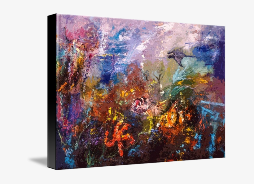 "coral Reef Ocean Life By Ginette" By Ginette Callaway, - Life In The Coral Reef Oil Painting, transparent png
