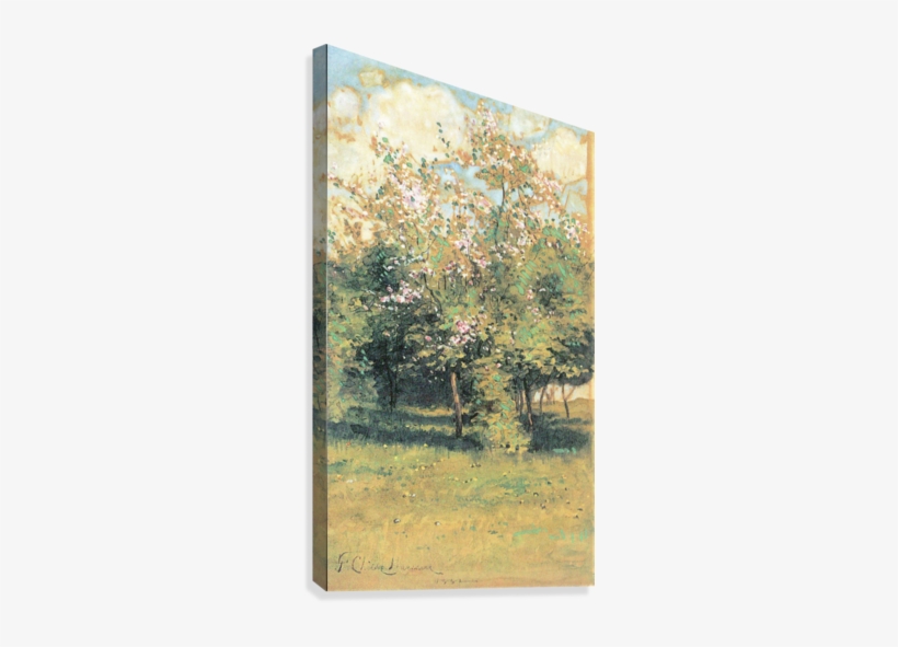 Blooming Trees By Hassam Canvas Print - Impressionism: 2007 Engagement Calendar [book], transparent png